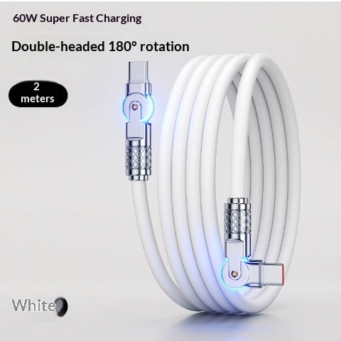 Câble de charge rapide rotatif 180° / Gaming et usage quotidien