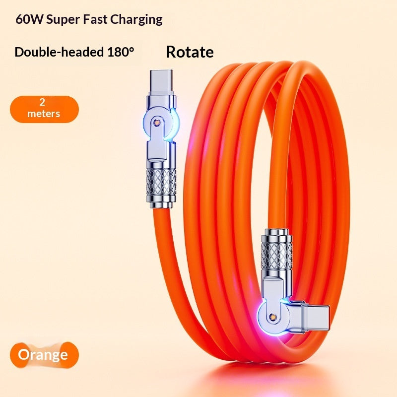 Câble de charge rapide rotatif 180° / Gaming et usage quotidien